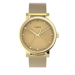Timex Ročna ura Timex Originals TW2U05400 Gold/Gold