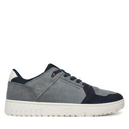 Tommy Hilfiger Snīkeri Tommy Hilfiger Basket Core Lite Suede FM0FM05519 Pelēks