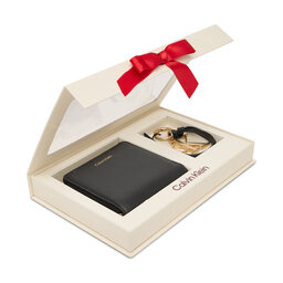 Calvin Klein Geschenkset Calvin Klein Ck Wallet + Ck Key Fob LV04F0001G Schwarz