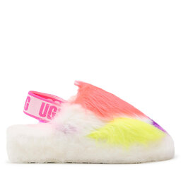 

Тапочки Ugg W Fluff Yeah Party Spots 1125006 Wht, Кольоровий