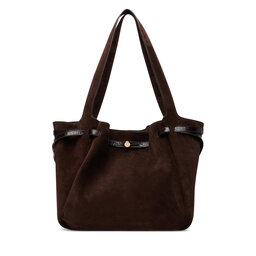 Tory Burch Сумка Tory Burch Romy Suede Tote 186348 Коричневий