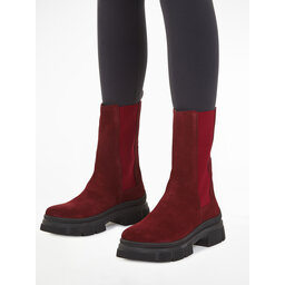 

Челсі Tommy Hilfiger Essential Suede Chelsea Boot FW0FW07489 Redwood Brown GNN, Коричневий