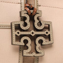 

Сумка Tory Burch Twill Small Tory Tote 142577 Coy Pink 654, Бежевий