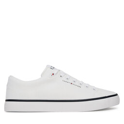 Tommy Hilfiger Tenisenes Tommy Hilfiger Hi Vulc Core Low Ii Mesh FM0FM05513 Balts