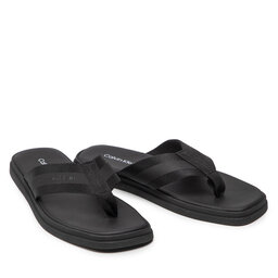 

В'єтнамки Calvin Klein Leather Thong Wb HM0HM00464 Ck Black BEH, Чорний