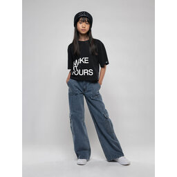 DKNY DKNY T-Shirt D35T18 D Schwarz Regular Fit