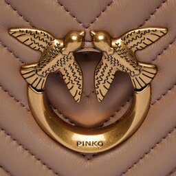 

Сумка Pinko Love Click Mini AI 23-24 PLTT 100067 A0GK Beige D01Q, Коричневий