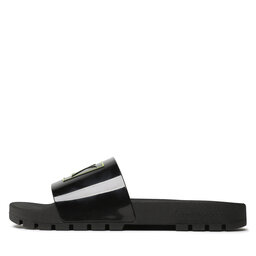 

Шльопанці Calvin Klein Jeans Truck Slide Monogram Rubber YM0YM00591 Black/Safety Yellow 0LR, Чорний