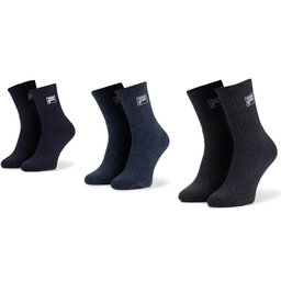 Fila 3 pár uniszex hosszú szárú zokni Fila Calza Tennis F9000 Navy Mouline 321