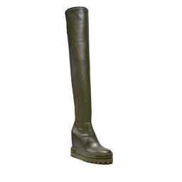 Casadei Cizme lungi muschetar Casadei 2T005T0801NEOLE6806 Neoleather Moss