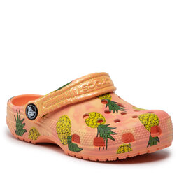 Crocs Șlapi Crocs Classic Pool Party Clog K 207826 Papaya