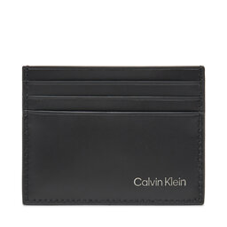 Calvin Klein Kreditkartenetui Calvin Klein Ck Smooth Cardholder LV04D1104G Schwarz