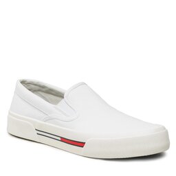 Tommy Jeans Tenisky Tommy Jeans Slip On Canvas Color EM0EM01156 White YBR