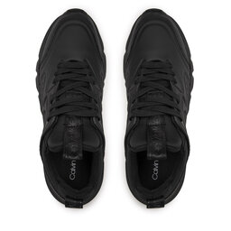 

Снікерcи Calvin Klein Low Lace Up Lth HM0HM00317 Triple Black 0GJ, Чорний