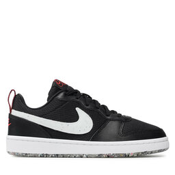 

Взуття Nike Court Borough Low 2 Se (Gs) CZ7154-001 Black/White/Bright Crimson, Чорний