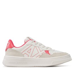 

Снікерcи Armani Exchange XDX103 XV579 K742 Off White/Coral, Білий