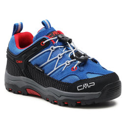 CMP Trekkingschuhe CMP Kids Rigel Low Trekking Shoe Wp 3Q54554 Cobalto/Stone/Fire 04NG