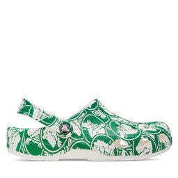 Crocs Şlapi Crocs Classic Duke Print Clog 210003 Verde