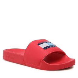 Tommy Jeans Sandaler och Slip-ons Tommy Jeans Flag Print Pool Sld EN0EN02108 Laser Pink TJN