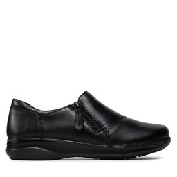 

Туфлі Clarks Appley Zip 261624064 Black Leather, Чорний