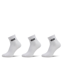 Vans Набір 3 пар високих жіночих шкарпеток Vans Classic Half Crew Sock VN00073EWHT1 White