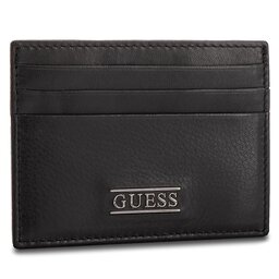 Guess Etui na karty kredytowe Guess New Boston Card Case SM2420 LEA25 BLA