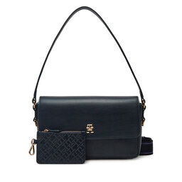 Tommy Hilfiger Handtasche Tommy Hilfiger Th Distinct Conv Crossover AW0AW17219 Dunkelblau