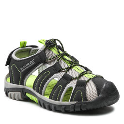 Regatta Sandály Regatta Westhore Jnr RKF600 Black/Lime Green 03Y