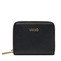 Liu Jo Duży Portfel Damski Liu Jo M Zip Around AA5156 E0058 Czarny