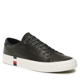 Tommy Hilfiger Sneakers Tommy Hilfiger Modern Vulc Premium Leather FM0FM04394 Chocolate HJT