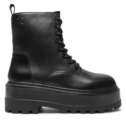 Calvin Klein Jeans Schnürstiefeletten Calvin Klein Jeans Flatform YW0YW01535 Schwarz