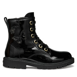 Geox Schnürschuhe Geox J Shaylax Girl J56EXA 00067 C9999 S Schwarz