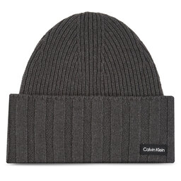 Calvin Klein Căciulă Calvin Klein Elevated Rib Beanie K50K510985 Charcoal PTR