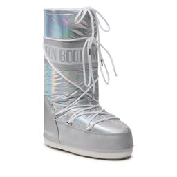 Moon Boot Μπότες Χιονιού Moon Boot Icon Met 14027500003 Silver