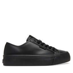 Calvin Klein Sneakers Calvin Klein Vulc Flatf Lace Up Lth YW0YW01932 Schwarz