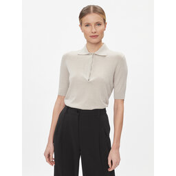 Calvin Klein Calvin Klein Pólóing K20K206915 Bézs Slim Fit
