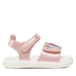 

Босоніжки Tommy Hilfiger Strass Heart Velcro Sandal T1A2-32752-1367341- M Rose Gold 341, Рожевий