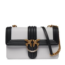 Pinko Bolso Pinko Love One Classic Cl AI 23-24 PLTT 10053 A177 Grigio Pinguino I30Q