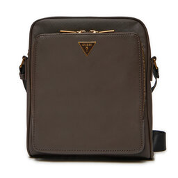 Guess Мъжка чантичка Guess Milano-Saffiano Eco-Mini Bags HMMISA P4260 Кафяв