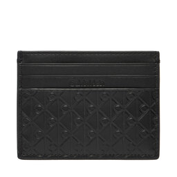 Calvin Klein Kreditkartenetui Calvin Klein Embossed Emblem Card Case LV04D1128G Schwarz