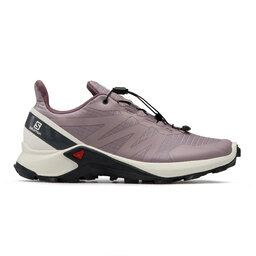 

Взуття Salomon Supercross W 409548 24 W0 Quail/Vanilla Ice/India Ink, Рожевий