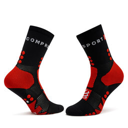 

Високі шкарпетки unisex Compressport Hiking SCRU2019017 Black/Core Red/White, Чорний