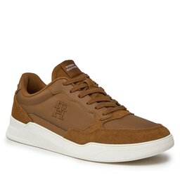 

Снікерcи Tommy Hilfiger Elevated Cupsole Lth Mix FM0FM04929 Coconut Grove GVQ, Коричневий