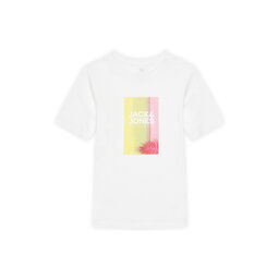 Jack&Jones Junior Jack&Jones Junior Marškinėliai Varenna 12278349 Balta Regular Fit