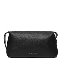 Tommy Hilfiger Kozmetični kovček Tommy Hilfiger Th Central Washbag Pu AM0AM11852 Black BDS