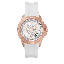 Plein Sport Klocka Plein Sport Touchdown PSFBA0723 White-Silver Guilloché