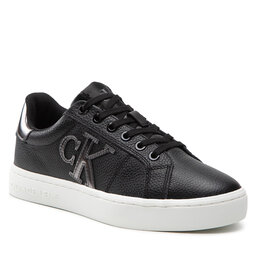 Calvin Klein Jeans Tenisice Calvin Klein Jeans Classic Cupsole Laceup Low YW0YW00775 Black/Silver 0GP