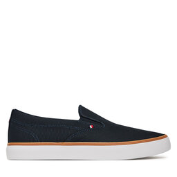 Tommy Hilfiger Tenisenes Tommy Hilfiger Th Hi Vulc Core Low Ii Slipon FM0FM05514 Tumši zils