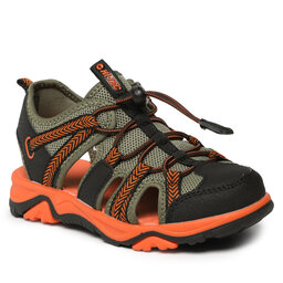 Hi-Tec Sandali Hi-Tec Sanev Jr AVSSS23-HT-CN-01 Black/Khaki/Orange