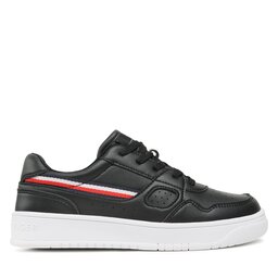 Tommy Hilfiger Sneakersy Tommy Hilfiger Stripes Low Cut Lace-Up Sneaker T3X9-32848-1355 S Černá